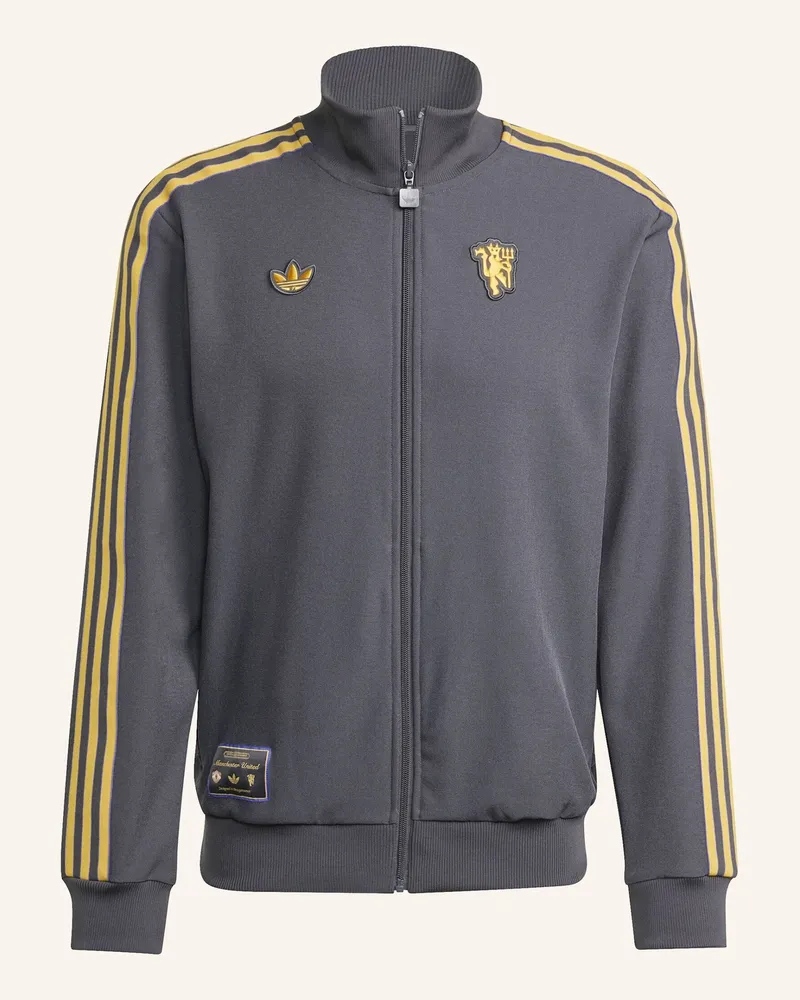 adidas MANCHESTER UNITED TERRACE ICONS ORIGINALS JACKE Schwarz