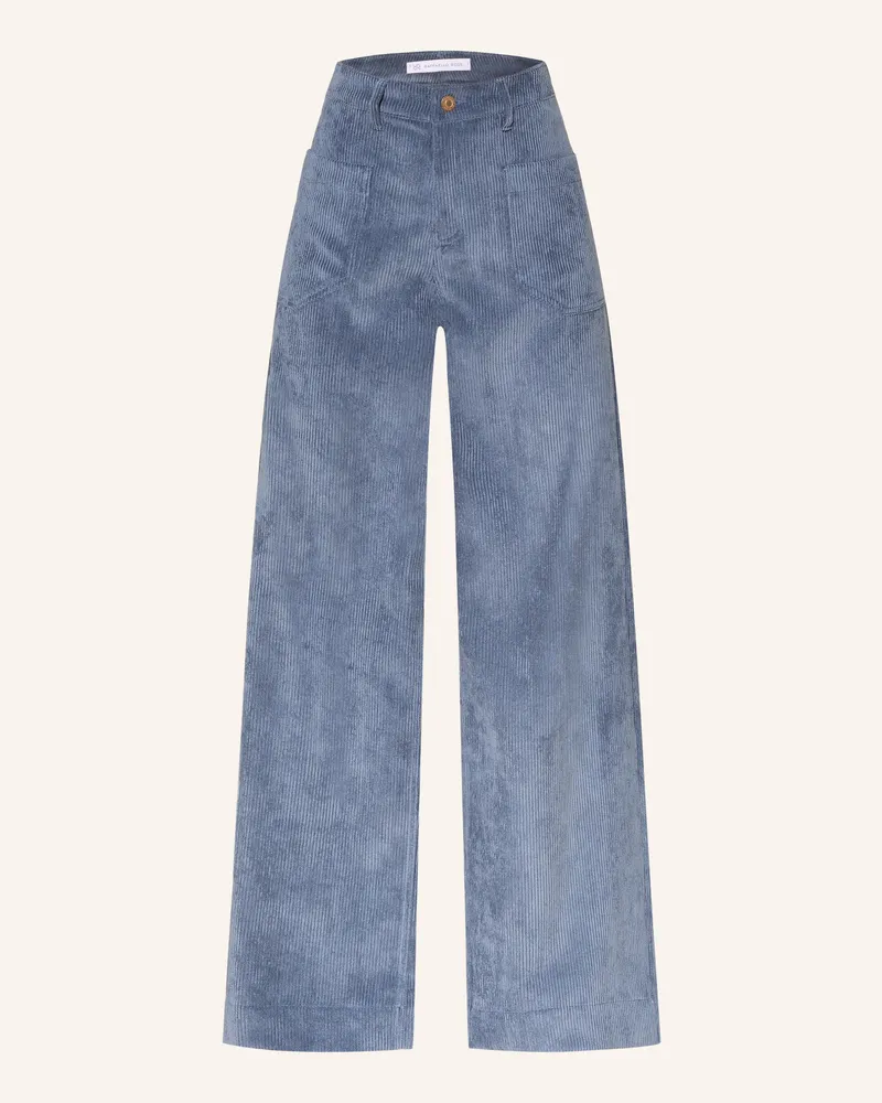 RAFFAELLO ROSSI  Cordhose Miru blau Blaugrau