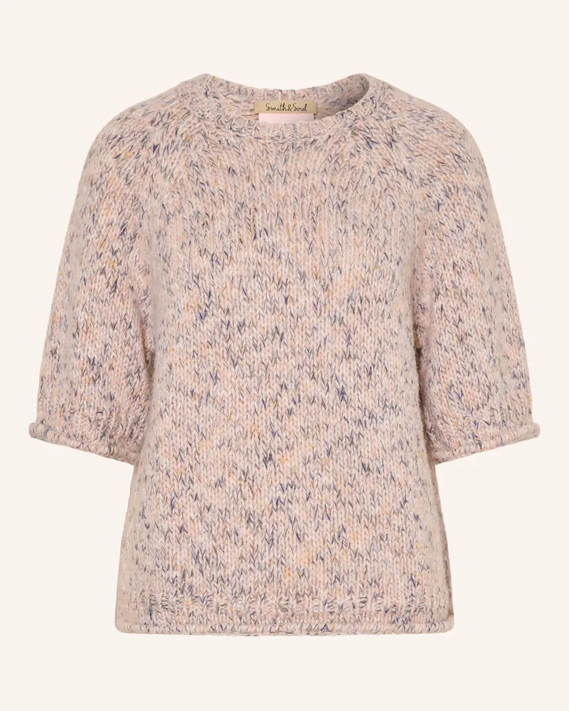 Smith & Soul Strickshirt Mit Glitzergarn rosa Rosé