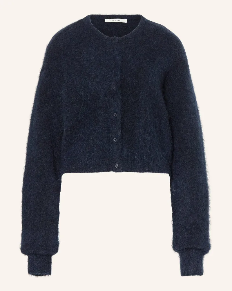 Gestuz Strickjacke GZDEBBIE mit Mohair Dunkelblau