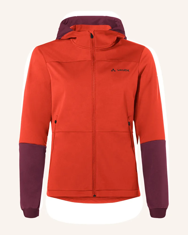 Vaude Radjacke W QIMSA HOODED SFT JACKET Rot