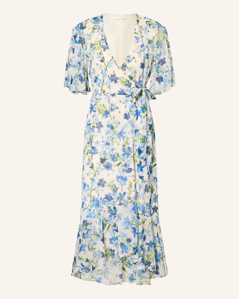 Phase Eight Wickelkleid Juliette Mit Glitzergarn Und Volants weiss Ecru