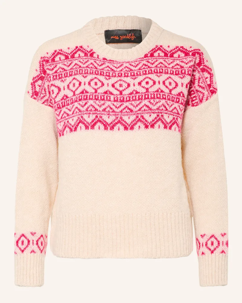 Miss Goodlife Pullover Mit Glitzergarn beige Beige
