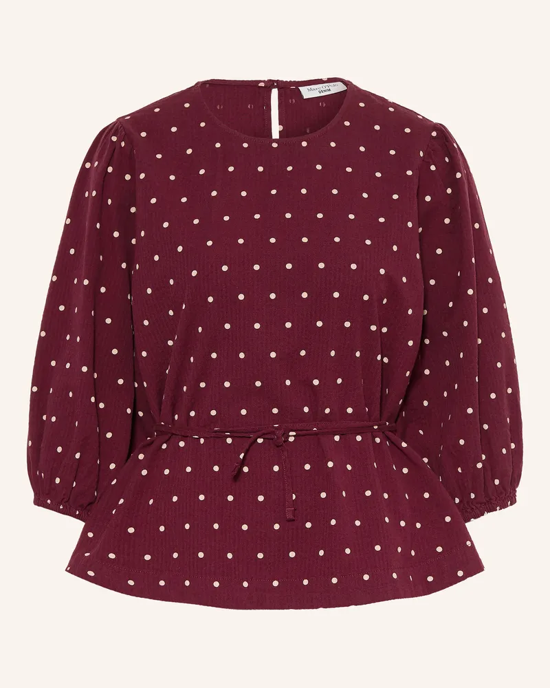 Marc O'Polo Blusenshirt Mit 3/4-Arm rot Dunkelrot