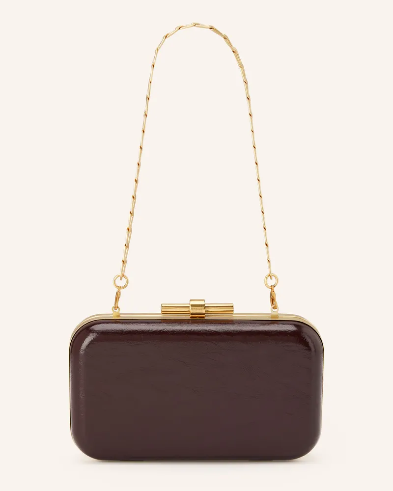 Reiss Clutch JUNIE Dunkelrot