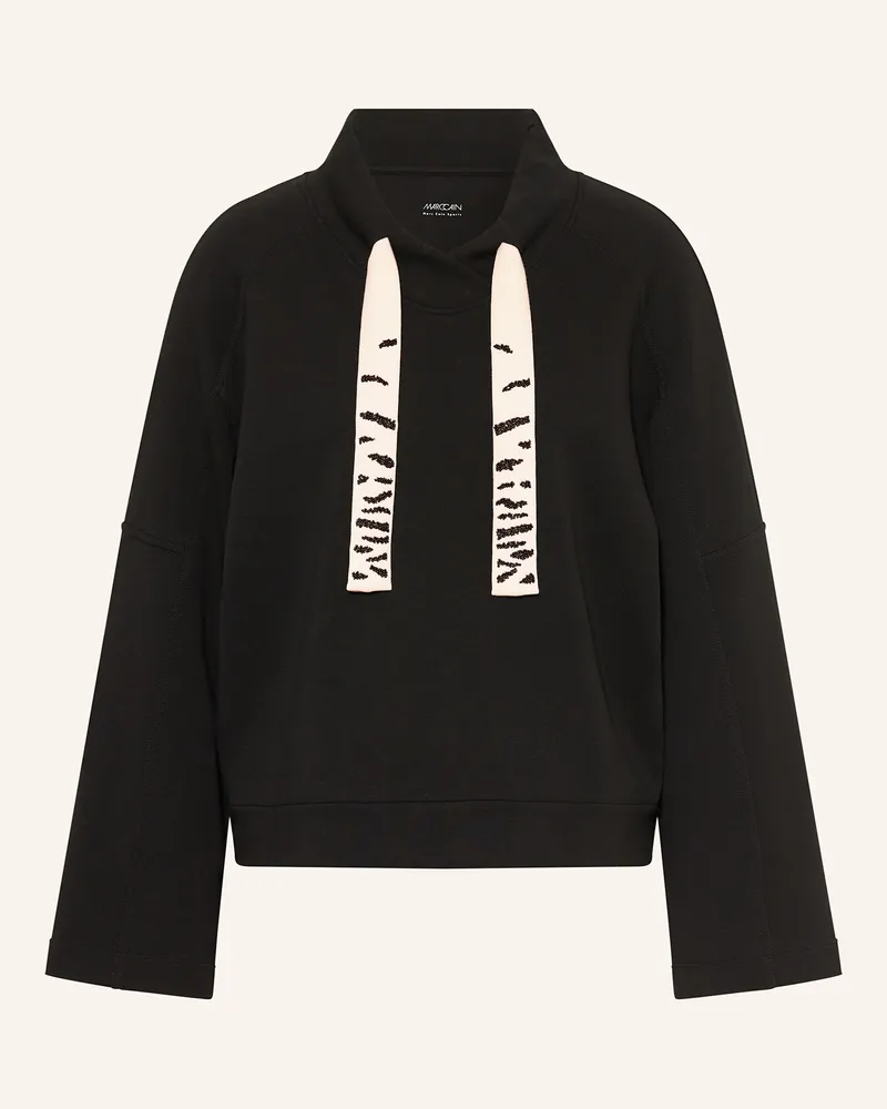 Marc Cain Sweatshirt Mit Schmucksteinen schwarz 900