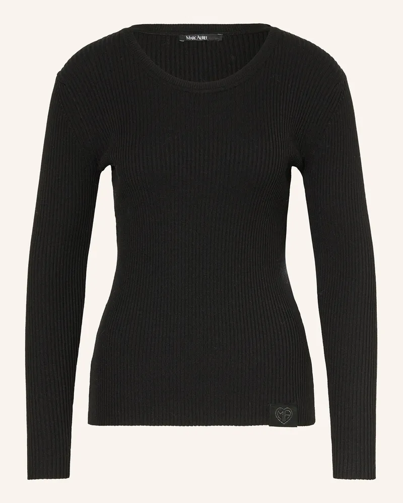 MARC AUREL Pullover Schwarz