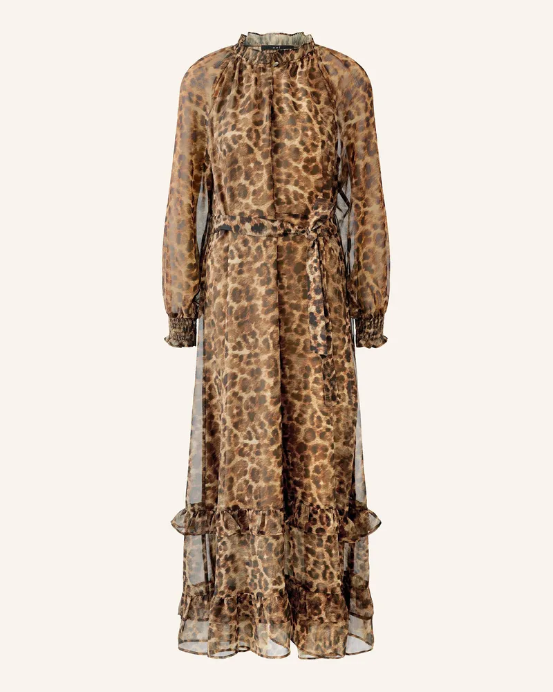Oui  Kleid braun Camel