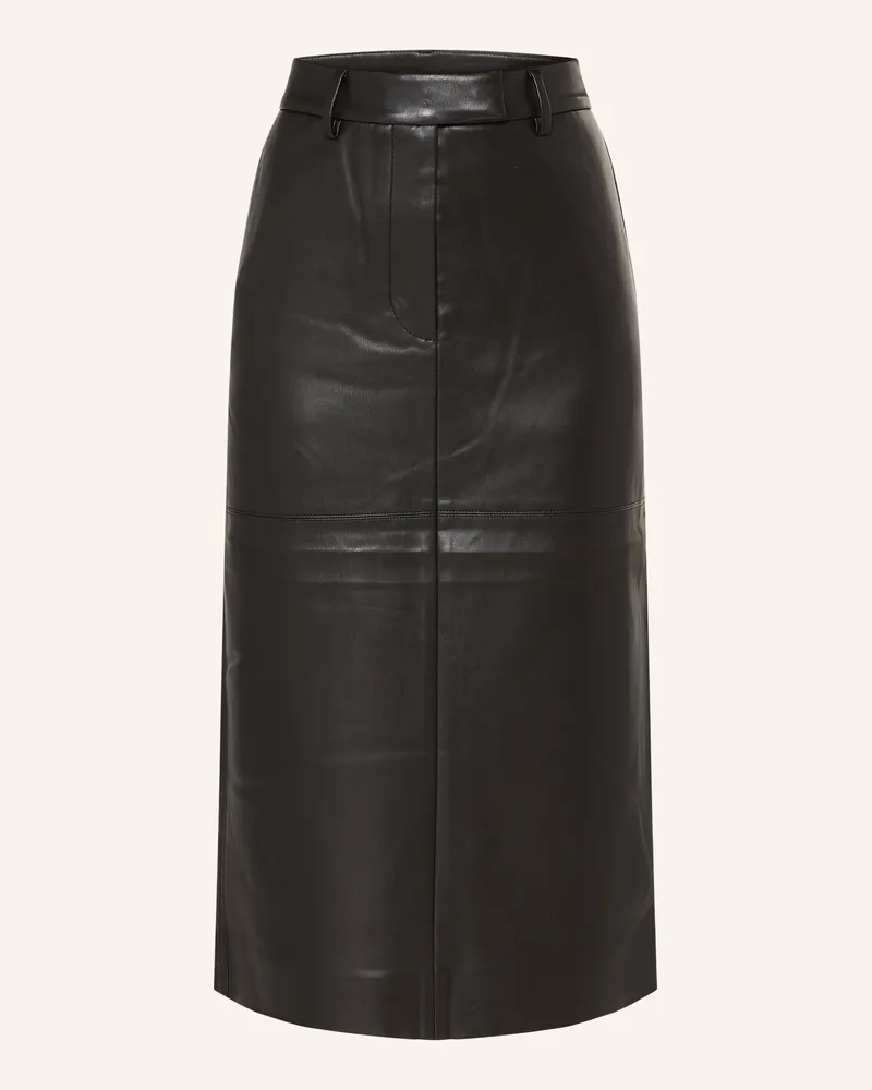 Calvin Klein Rock In Lederoptik schwarz Schwarz