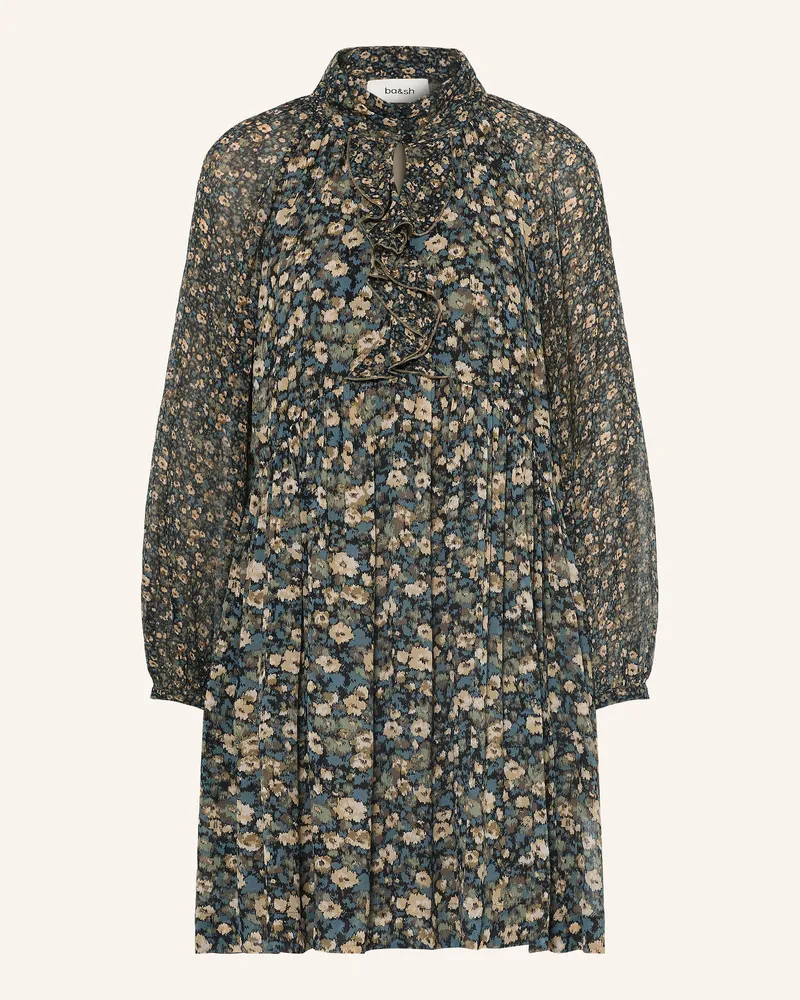 ba&sh Kleid Kimia Mit Volants gruen Khaki