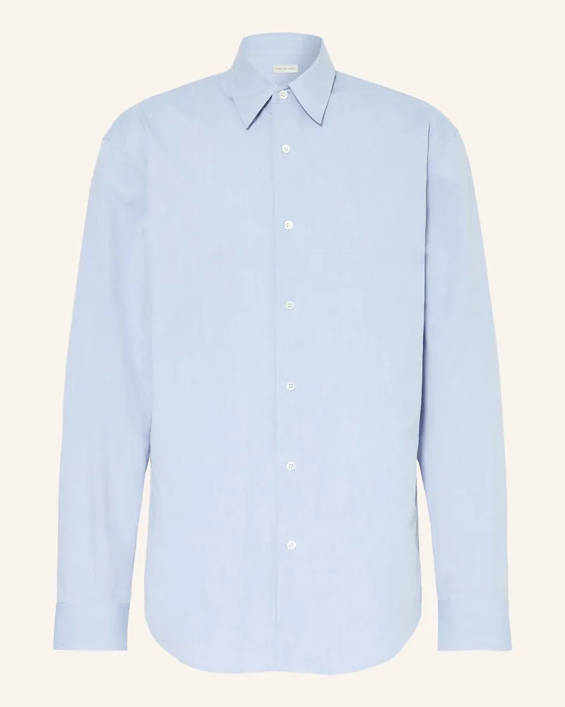 Dries van Noten Hemd Caper Comfort Fit blau Hellblau