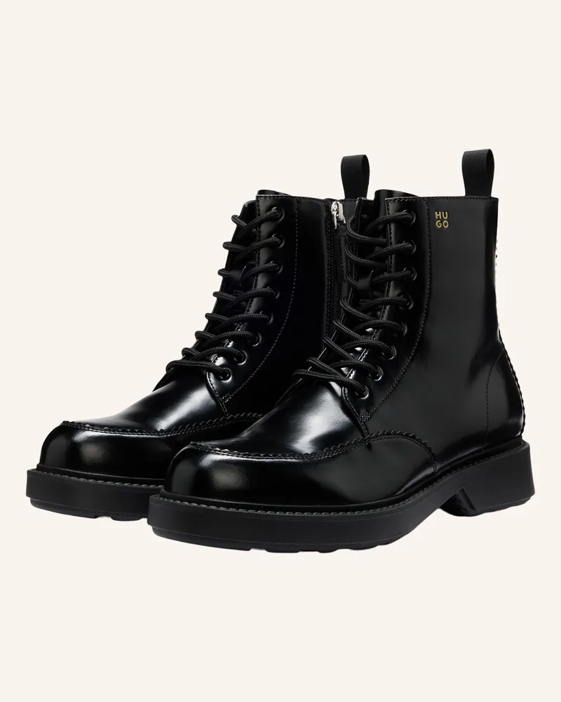 HUGO BOSS Boots Angey_Luboot_Aclt schwarz Schwarz