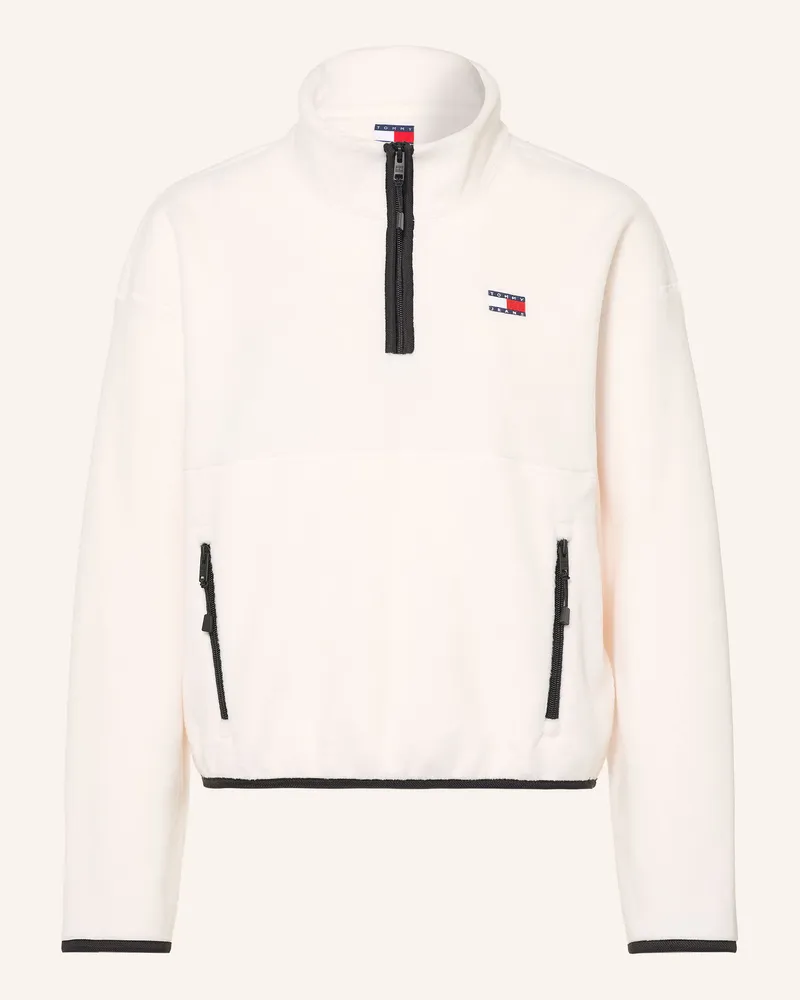 Tommy Hilfiger Teddyfell-Troyer weiss Ecru