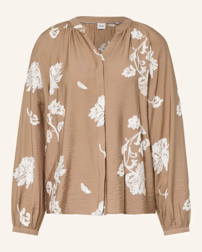 Brax Bluse Vivian beige Braun