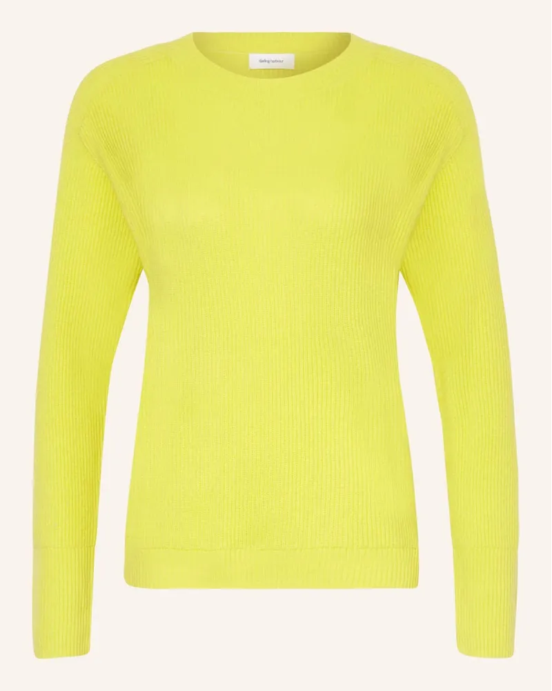 Darling Harbour Cashmere-Pullover Gelb