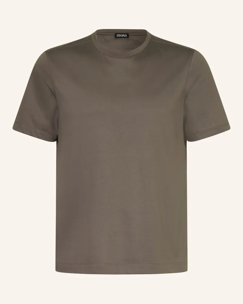 Ermenegildo Zegna T-Shirt beige Khaki