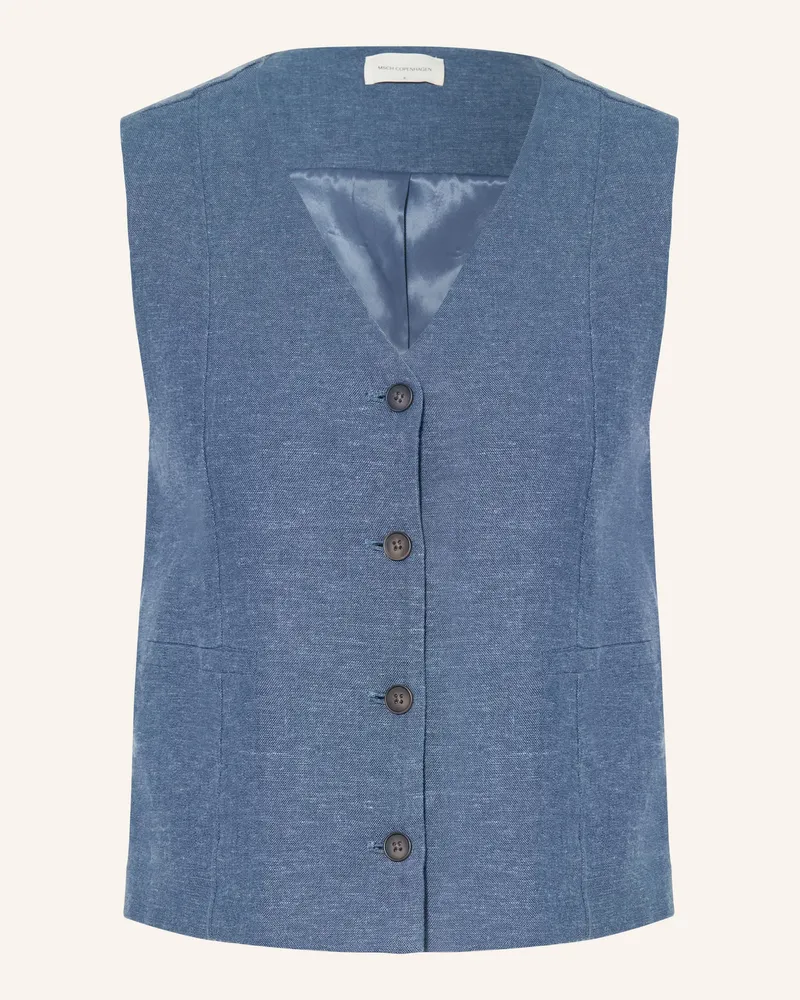 MOSS COPENHAGEN Blazerweste Mschviana Ginia blau Blau