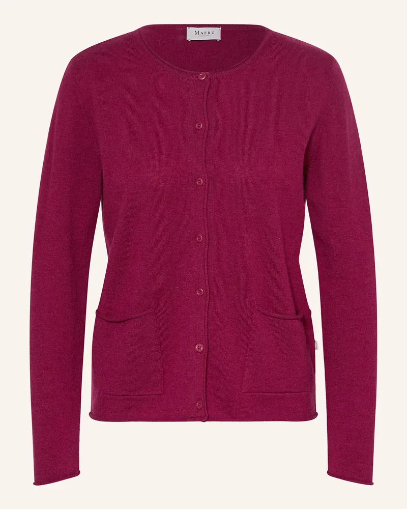 Maerz Strickjacke Dunkelrot