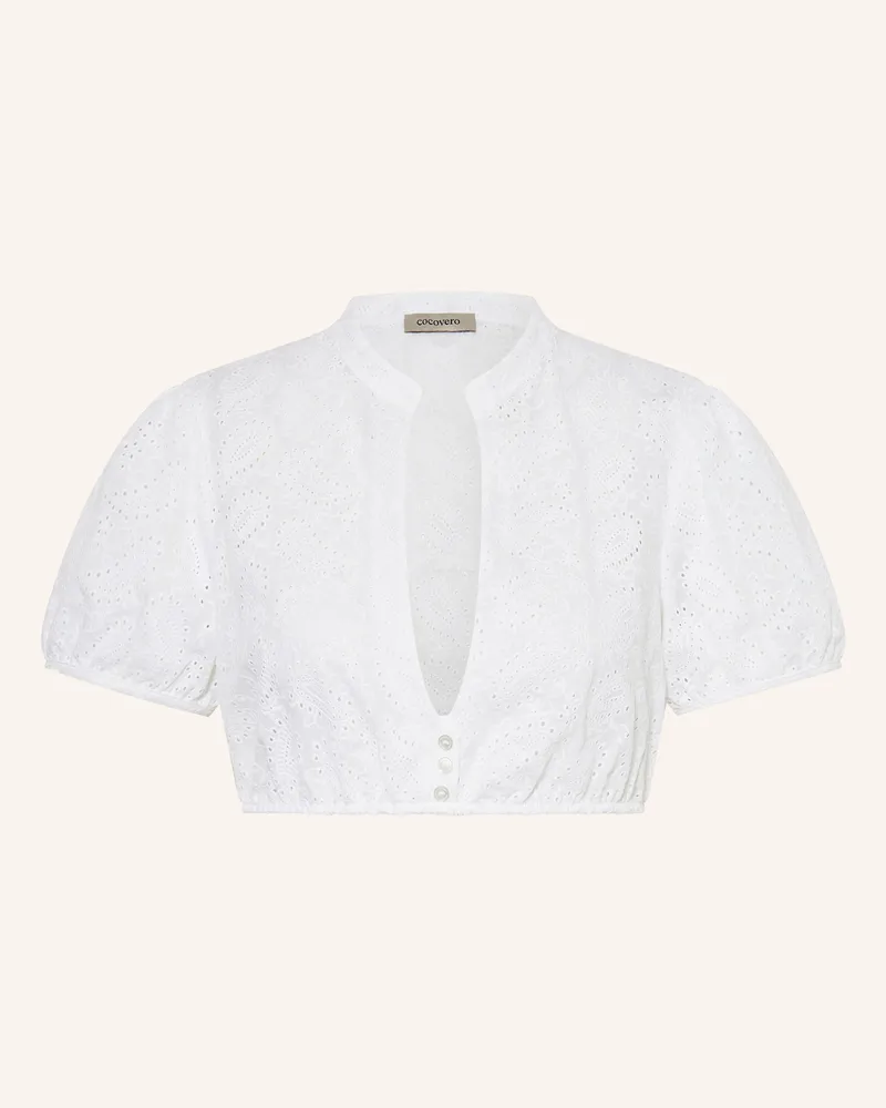 CocoVero Dirndlbluse LANA Weiss