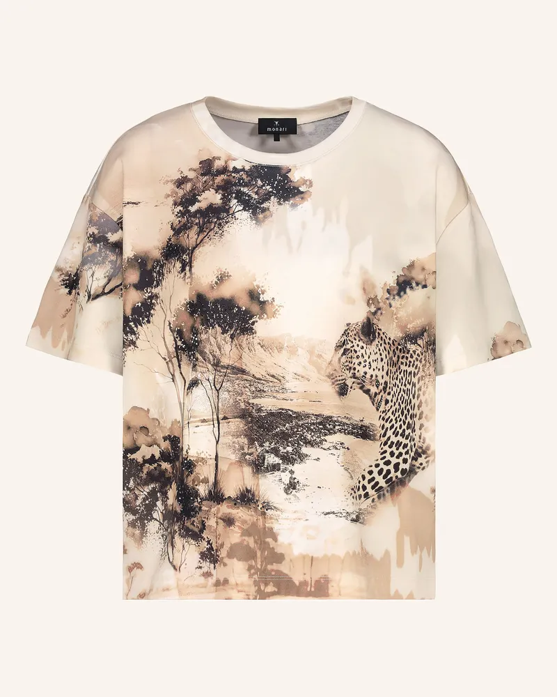 monari T-Shirt Mit Schmucksteinen beige Beige