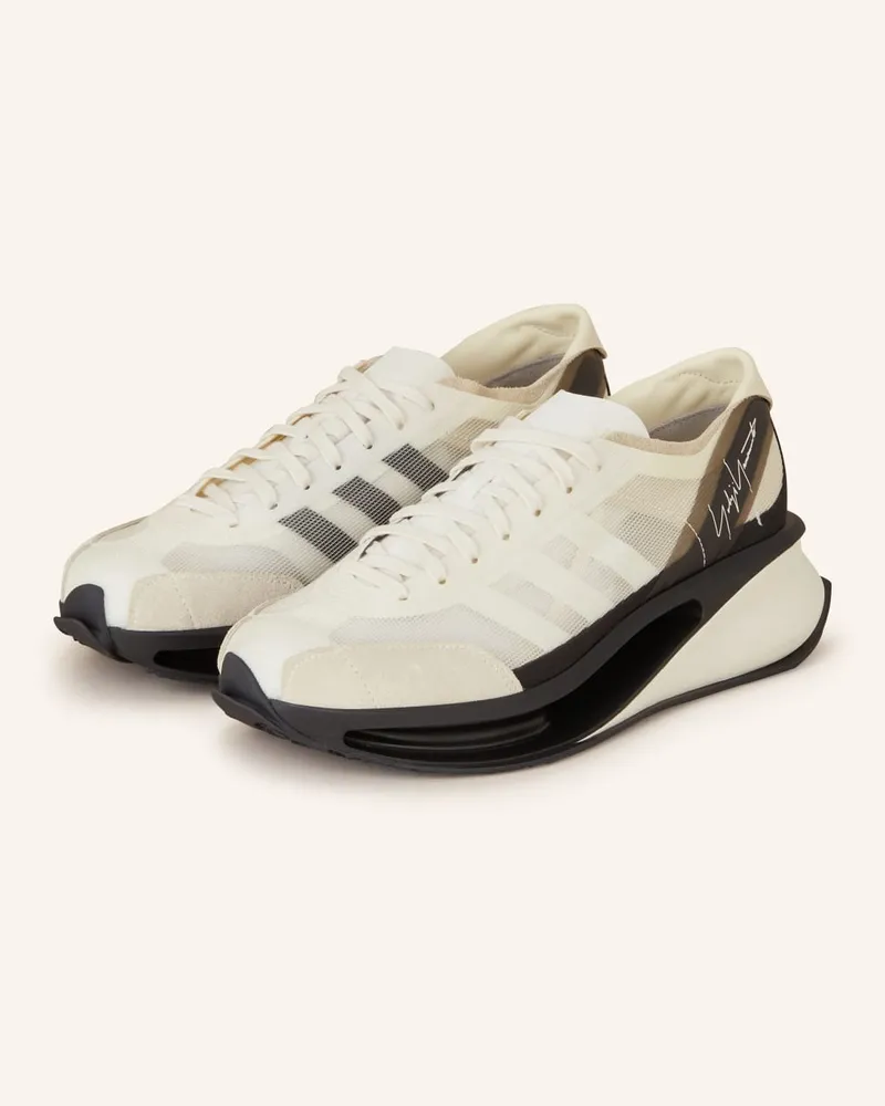 Y-3 Sneaker GENDO RUN - CREME/ SCHWARZ Weiss