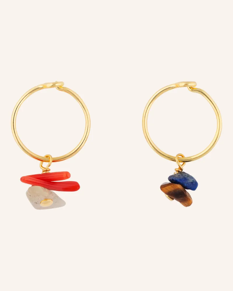 Maximova Jewelry Creole Love Stoned gold Gold