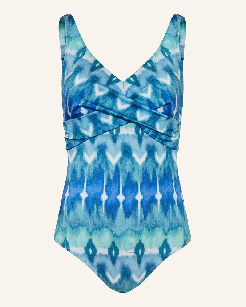 Charmline Shape-Badeanzug Ikat Energy blau Blau
