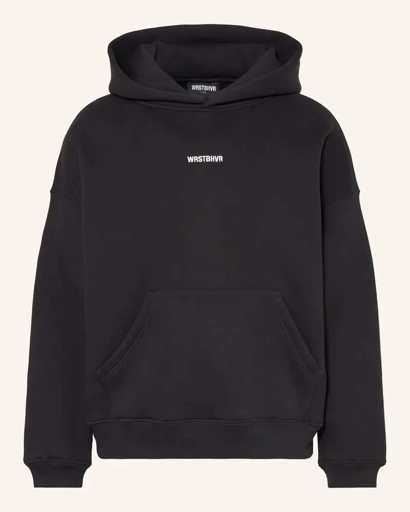 WRSTBHVR Oversized-Hoodie Hako schwarz Schwarz
