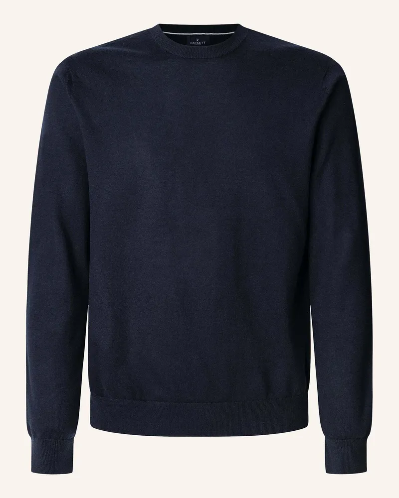 Hackett Pullover COTTON CASH CREW Blau