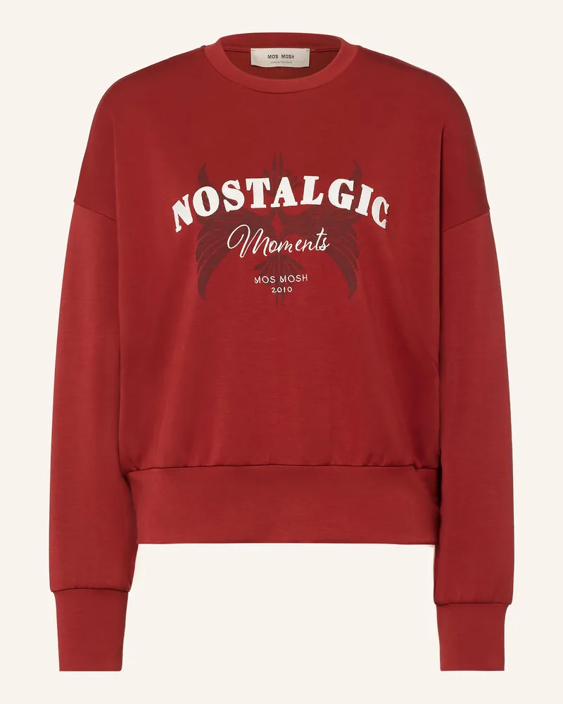 Mos Mosh Sweatshirt Mmcelia rot Braun