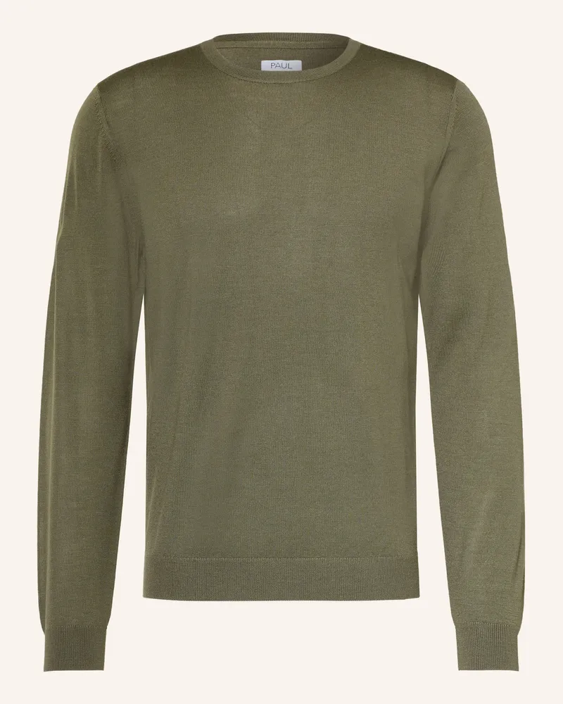 paul Pullover gruen Oliv
