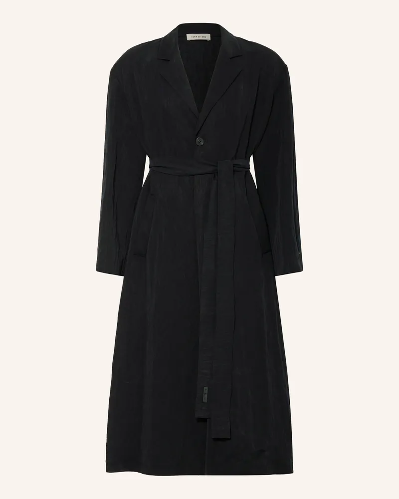 Fear of God Mantel schwarz Schwarz