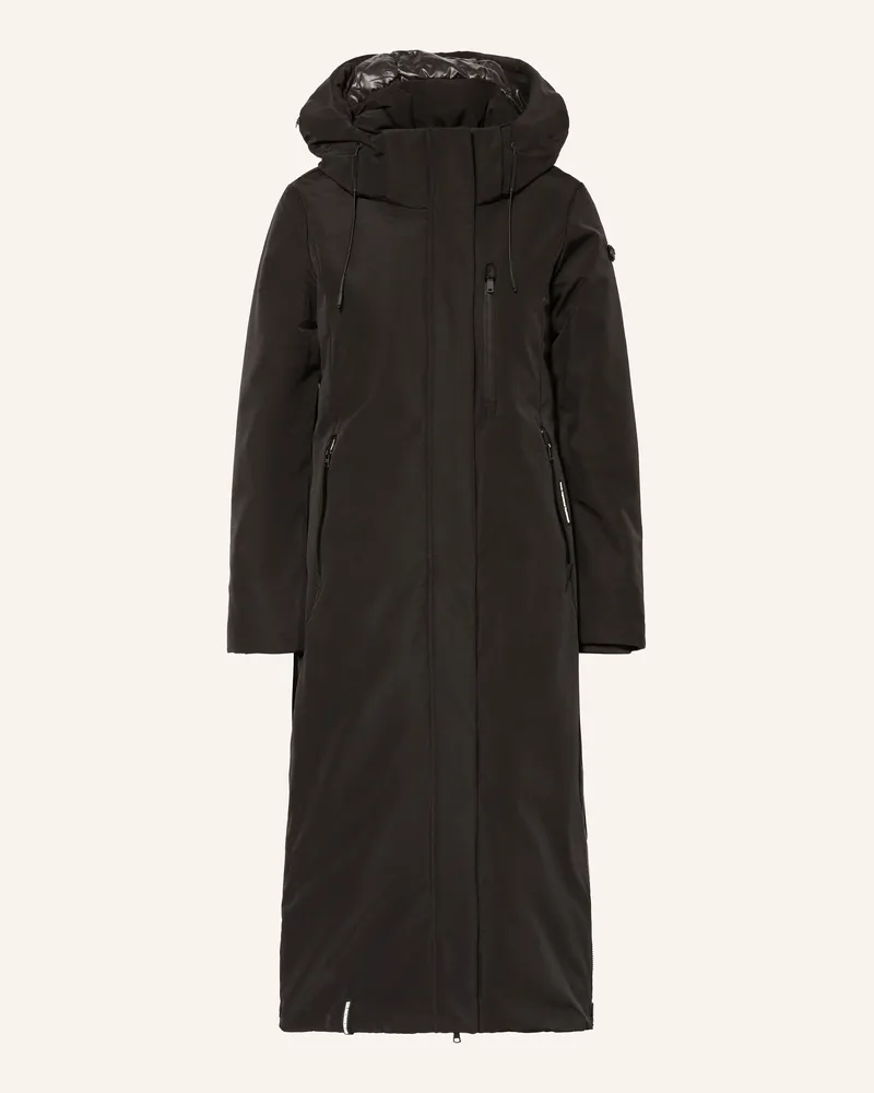khujo Parka LOFI2 mit abnehmbarer Kapuze Schwarz