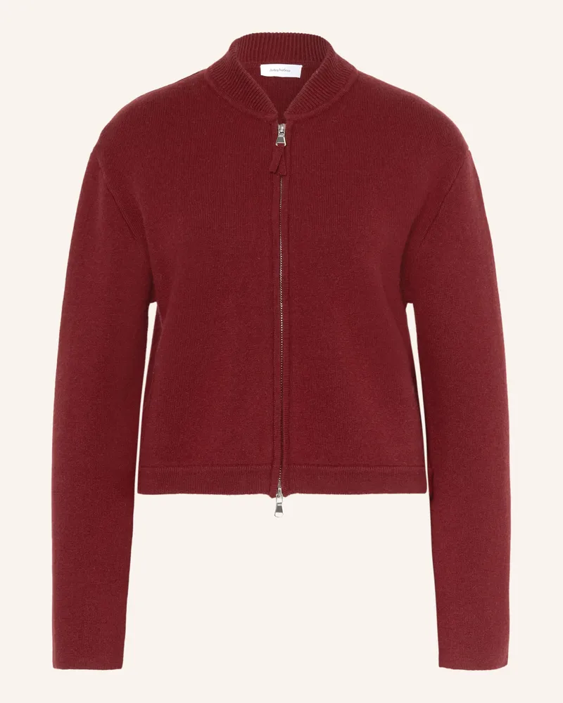 Darling Harbour Strickjacke Mit Cashmere rot Bordeaux