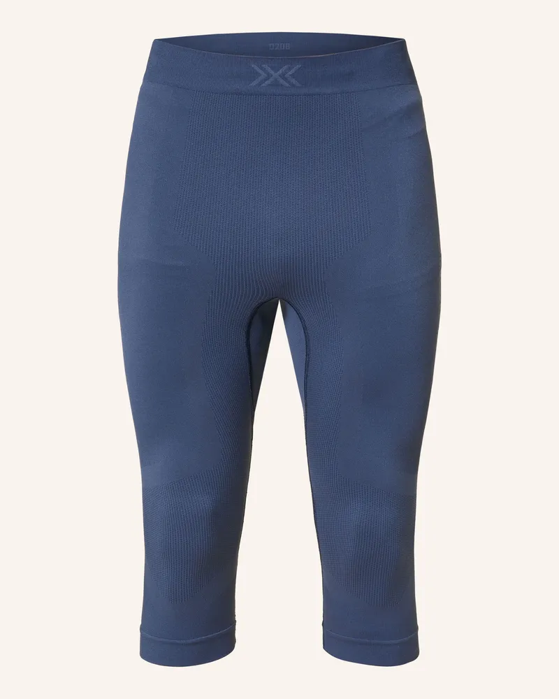 X-Bionic Funktionswäsche-Hose X-Ential Mit Verkürtzer Beinlänge blau Dunkelblau