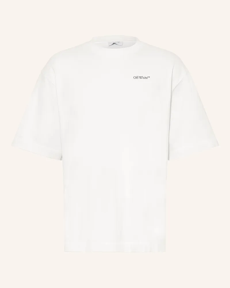 OFF-WHITE T-Shirt SCRIBBLE Weiss
