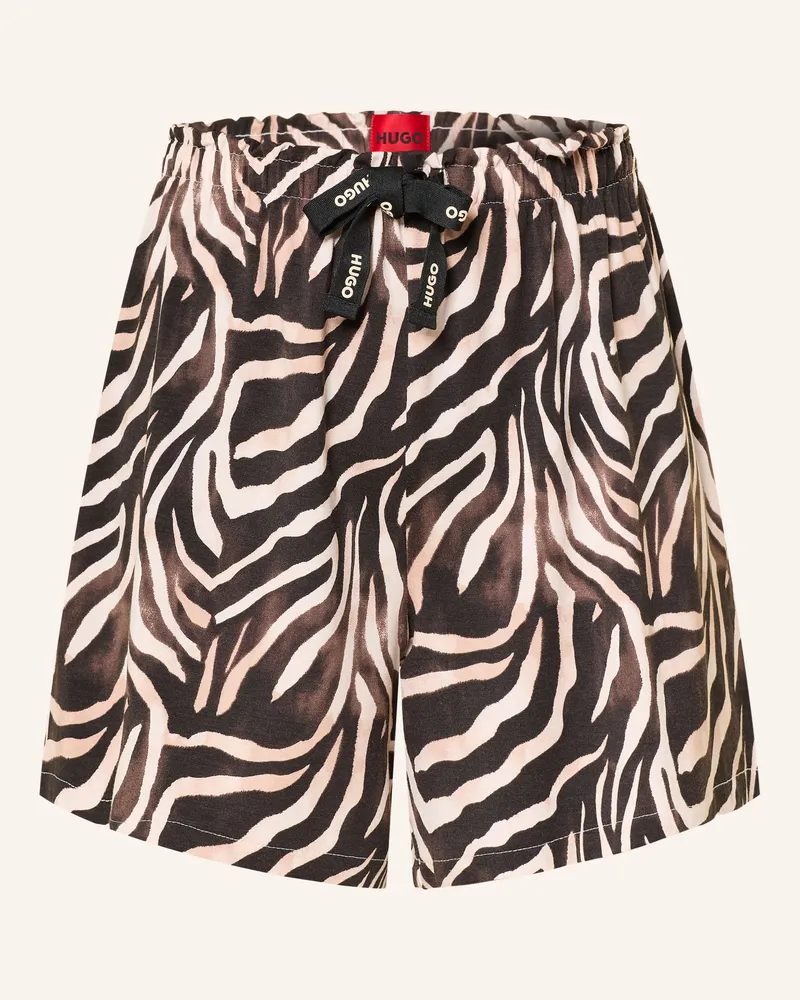 HUGO BOSS Schlafshorts Schwarz