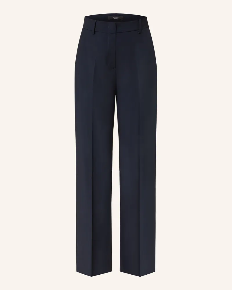 Max Mara Marlenehose Visivo blau Dunkelblau