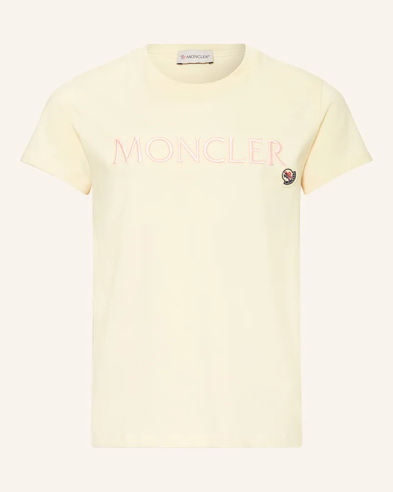 Moncler T-Shirt weiss Creme