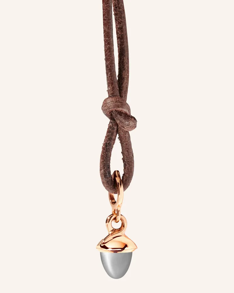TAMARA COMOLLI Anhänger Minimikado Anhänger Mit Grauem Mondstein rosegold Roségold