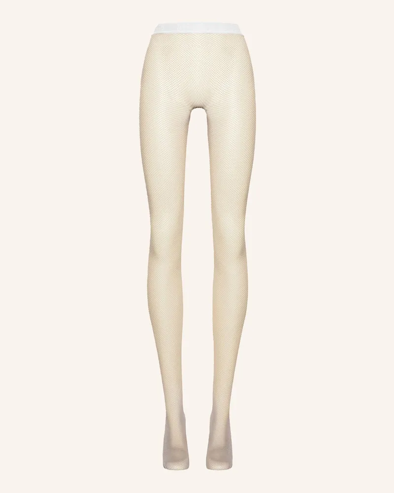 Wolford Feinstrumpfhose TWENTIES ECONYL Weiss