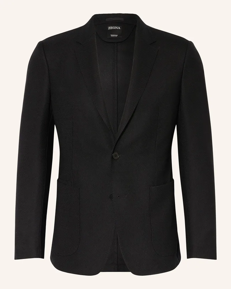 Ermenegildo Zegna Sakko Extra Slim Fit Schwarz