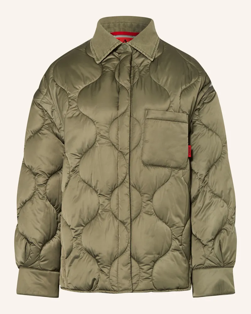 MAX&Co. Steppjacke Giugno Mit Abnehmbaren Ärmeln gruen Oliv