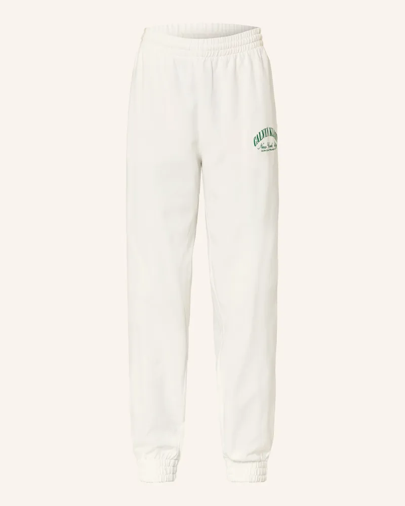 Calvin Klein Lounge-Sweatpants weiss Weiss