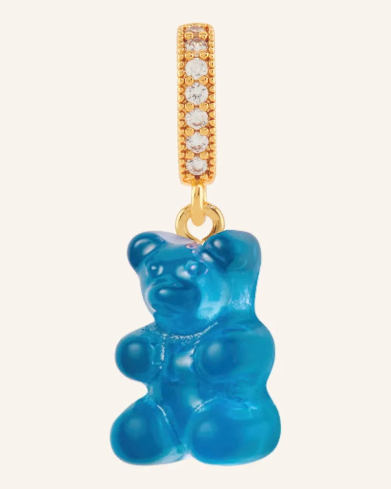 CRYSTAL HAZE Pendant AZURE NOSTALGIA BEAR by GLAMBOU Blau