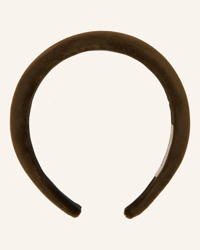 CocoVero Haarreif Flora gruen Oliv