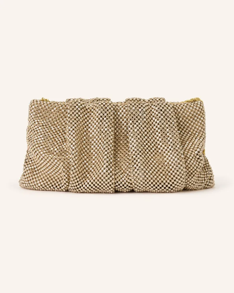 Loeffler Randall Clutch Serena gold Gold
