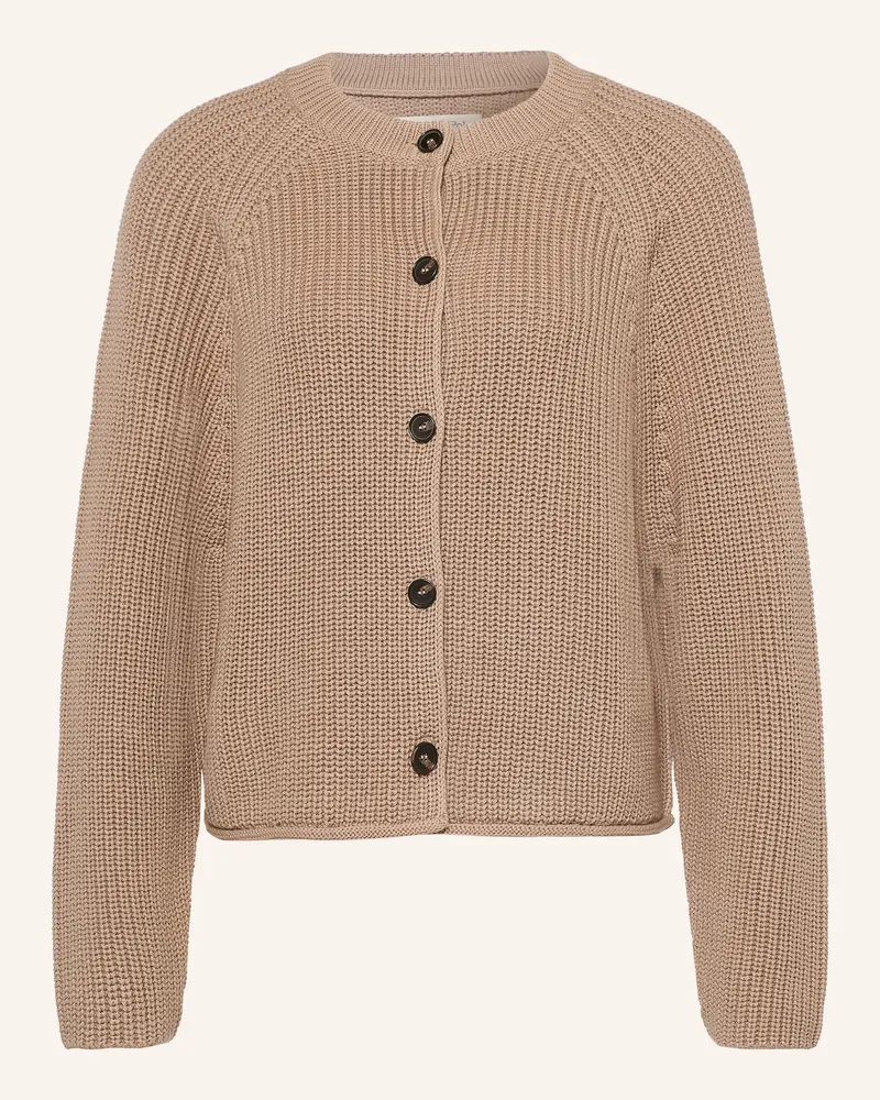 Marc O'Polo Strickjacke beige Hellbraun
