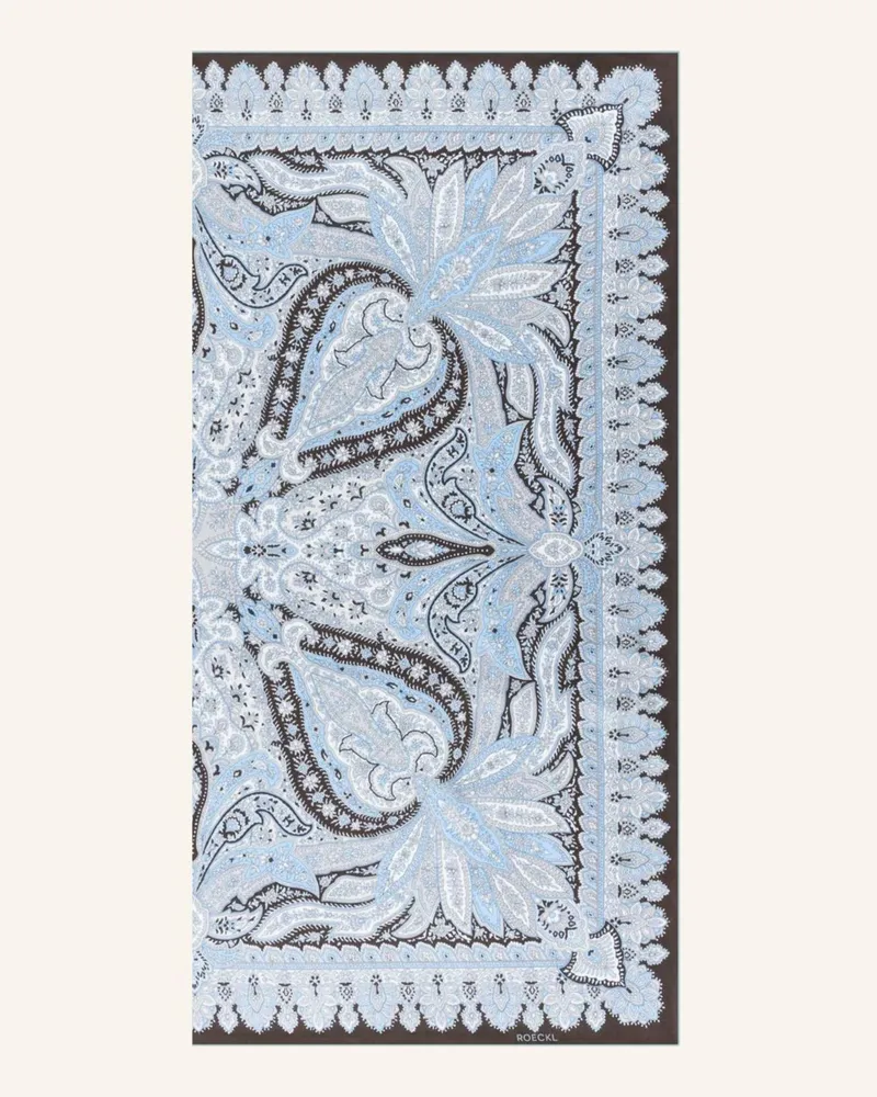 Roeckl Tücher Flourishing Paisley beige Creme