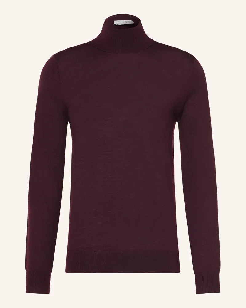 Tiger of Sweden Rollkragenpullover Nevile Aus Merinowolle lila Fuchsia